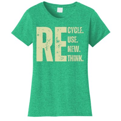 Recycle Reuse Renew Rethink Women's T-Shirt