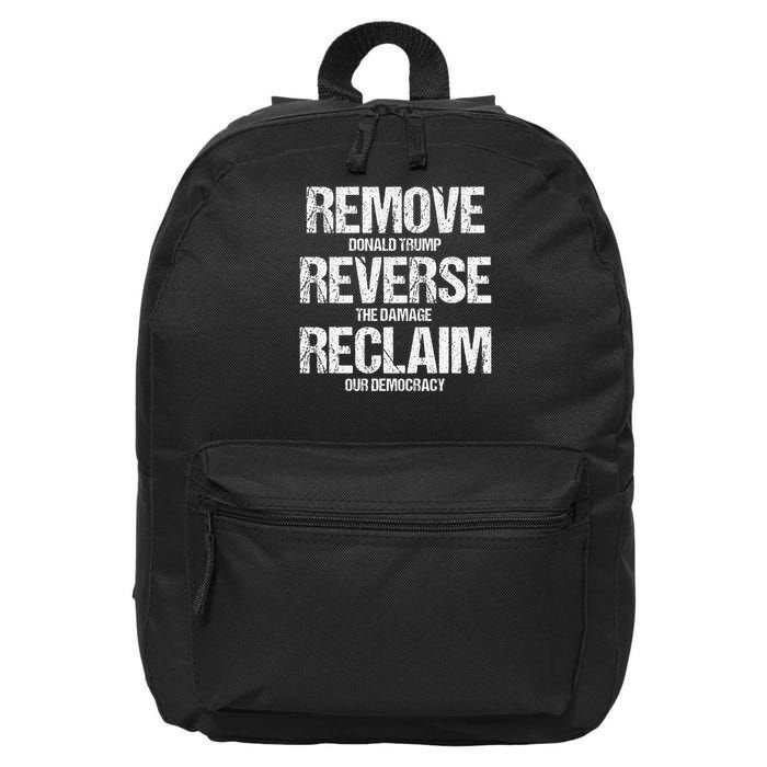 Remove Reverse Reclaim Protest 16 in Basic Backpack