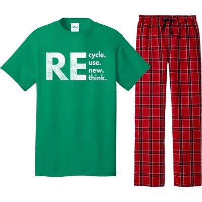 Recycle Reuse Renew Rethink Crisis Environmental Activism Pajama Set