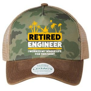 Retirement Retiree Retired Engineer Legacy Tie Dye Trucker Hat