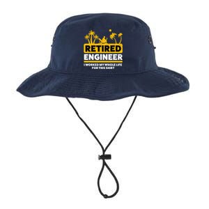 Retirement Retiree Retired Engineer Legacy Cool Fit Booney Bucket Hat