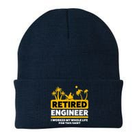 Retirement Retiree Retired Engineer Knit Cap Winter Beanie