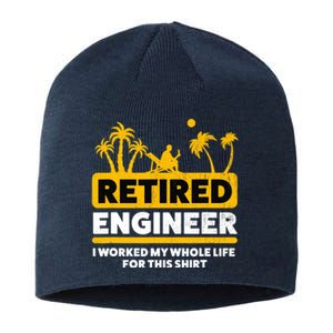 Retirement Retiree Retired Engineer Sustainable Beanie