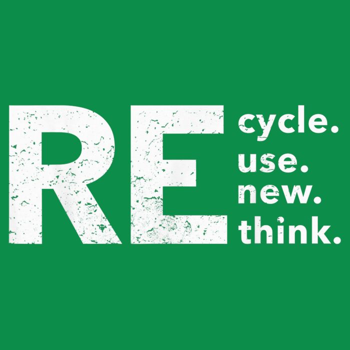 Recycle Reuse Renew Rethink Mousepad