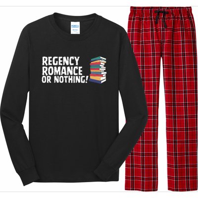 Reading Regency Romance Novel Or Nothing Book Joke Long Sleeve Pajama Set