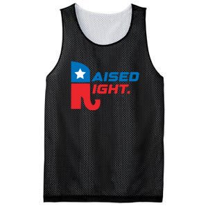 Raised Right Republican Elephant Retro Style Distressed Gift Mesh Reversible Basketball Jersey Tank