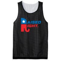 Raised Right Republican Elephant Retro Style Distressed Gift Mesh Reversible Basketball Jersey Tank