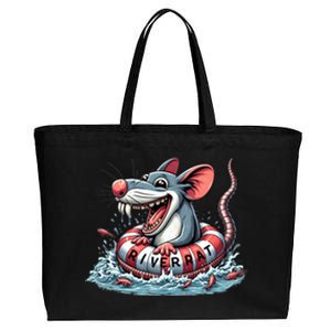 River Rat Cotton Canvas Jumbo Tote