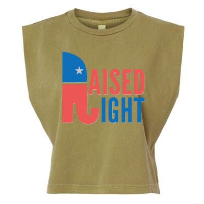 Raised Right Republican Party Garment-Dyed Women's Muscle Tee