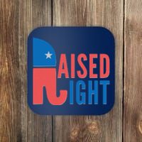 Raised Right Republican Party Coaster