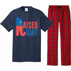 Raised Right Republican Party Pajama Set