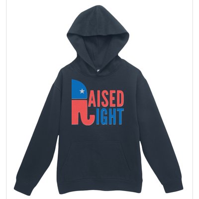 Raised Right Republican Party Urban Pullover Hoodie