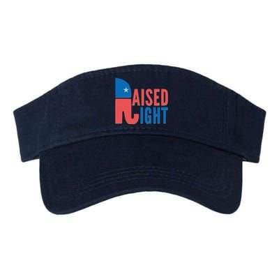 Raised Right Republican Party Valucap Bio-Washed Visor