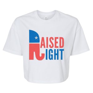 Raised Right Republican Party Bella+Canvas Jersey Crop Tee