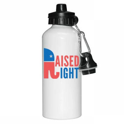 Raised Right Republican Party Aluminum Water Bottle