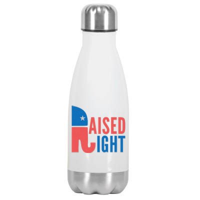 Raised Right Republican Party Stainless Steel Insulated Water Bottle