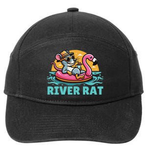 River Rat River Floating River Adventures River Rat 7-Panel Snapback Hat