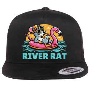 River Rat River Floating River Adventures River Rat Flat Bill Trucker Hat