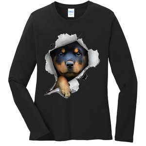 Rottweiler Rottie Rottweiler Lover Cute Rottweiler Ladies Long Sleeve Shirt