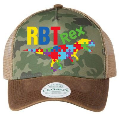 RBT Rex Registered Behavior Technician Autism ABA Therapist Legacy Tie Dye Trucker Hat