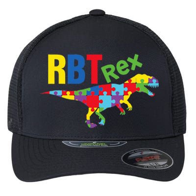 RBT Rex Registered Behavior Technician Autism ABA Therapist Flexfit Unipanel Trucker Cap