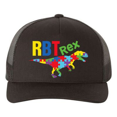 RBT Rex Registered Behavior Technician Autism ABA Therapist Yupoong Adult 5-Panel Trucker Hat