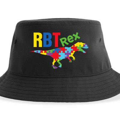 RBT Rex Registered Behavior Technician Autism ABA Therapist Sustainable Bucket Hat