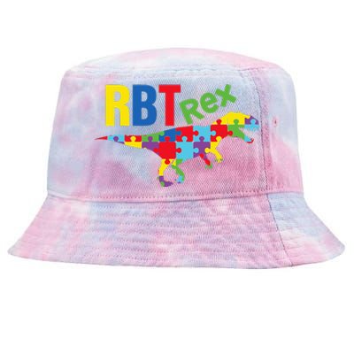 RBT Rex Registered Behavior Technician Autism ABA Therapist Tie-Dyed Bucket Hat