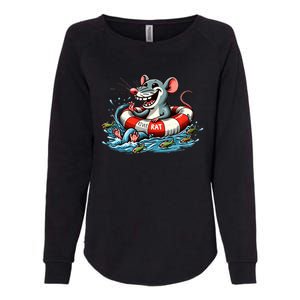 River Rat River Animal Womens California Wash Sweatshirt