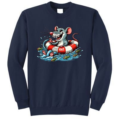 River Rat River Animal Tall Sweatshirt