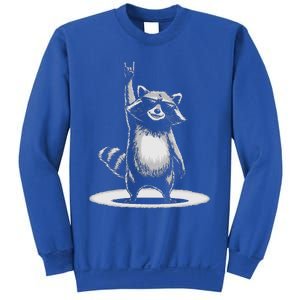 Retro Raccoon Rock Music Sweatshirt