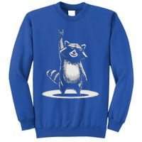 Retro Raccoon Rock Music Sweatshirt