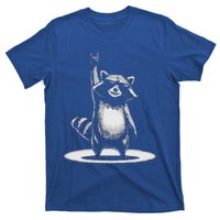 Retro Raccoon Rock Music T-Shirt