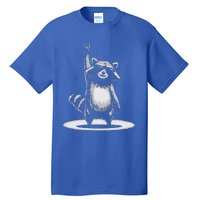 Retro Raccoon Rock Music Tall T-Shirt