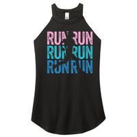 Retro RUN Runner Jogger Marathon Vintage For Women Women’s Perfect Tri Rocker Tank