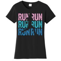 Retro RUN Runner Jogger Marathon Vintage For Women Women's T-Shirt