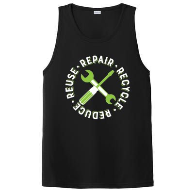 Repair Recycle Reduce Reuse Tinkers And Makers Design Gift PosiCharge Competitor Tank