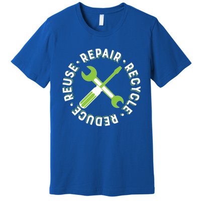 Repair Recycle Reduce Reuse Tinkers And Makers Design Gift Premium T-Shirt