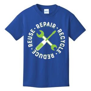 Repair Recycle Reduce Reuse Tinkers And Makers Design Gift Kids T-Shirt