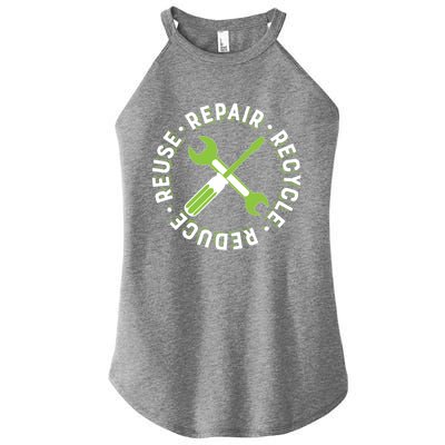 Repair Recycle Reduce Reuse Tinkers And Makers Design Gift Women's Perfect Tri Rocker Tank