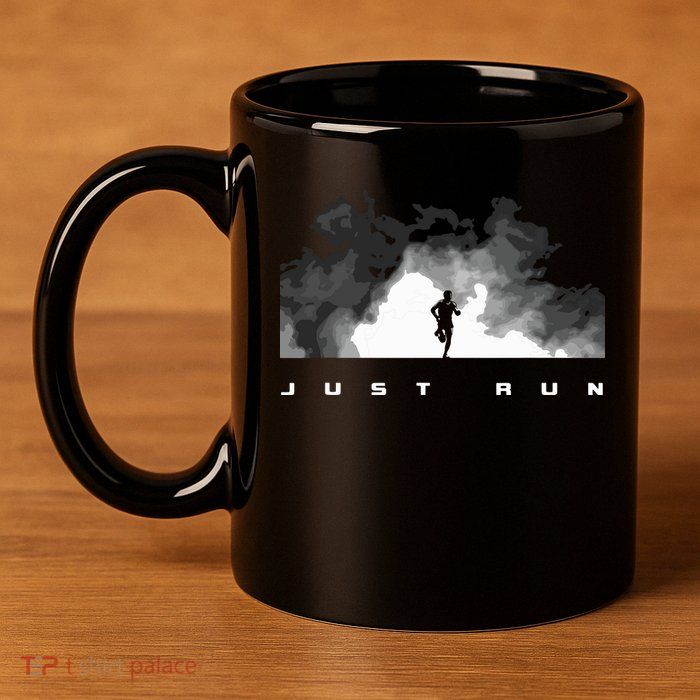 Runner Running 11oz C Handle Ceramic Mug