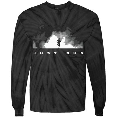 Runner Running Tie-Dye Long Sleeve Shirt