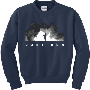 Runner Running Kids Sweatshirt