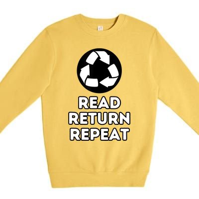 Read Return Repeat Premium Crewneck Sweatshirt