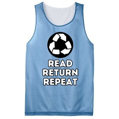 Read Return Repeat Mesh Reversible Basketball Jersey Tank