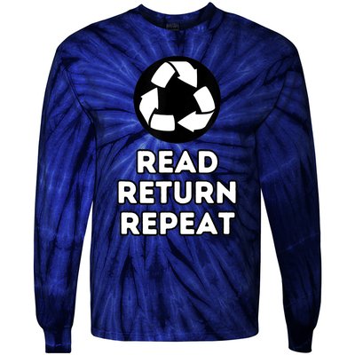 Read Return Repeat Tie-Dye Long Sleeve Shirt