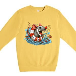 River Rat Rafting Premium Crewneck Sweatshirt