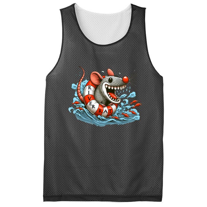 River Rat Rafting Mesh Reversible Basketball Jersey Tank