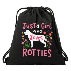 Rottweiler Rotties Rottie Gift Drawstring Bag