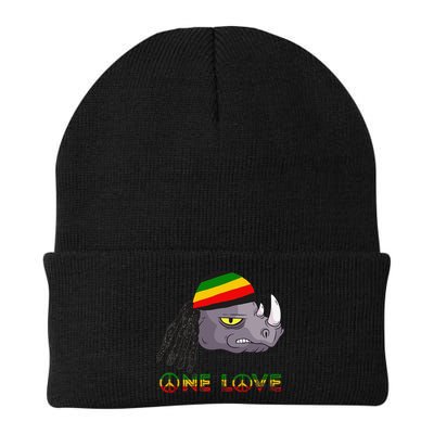 Rasta Rhino Reggae One Love Rastafarian Roots Jamaican Pride Beanie